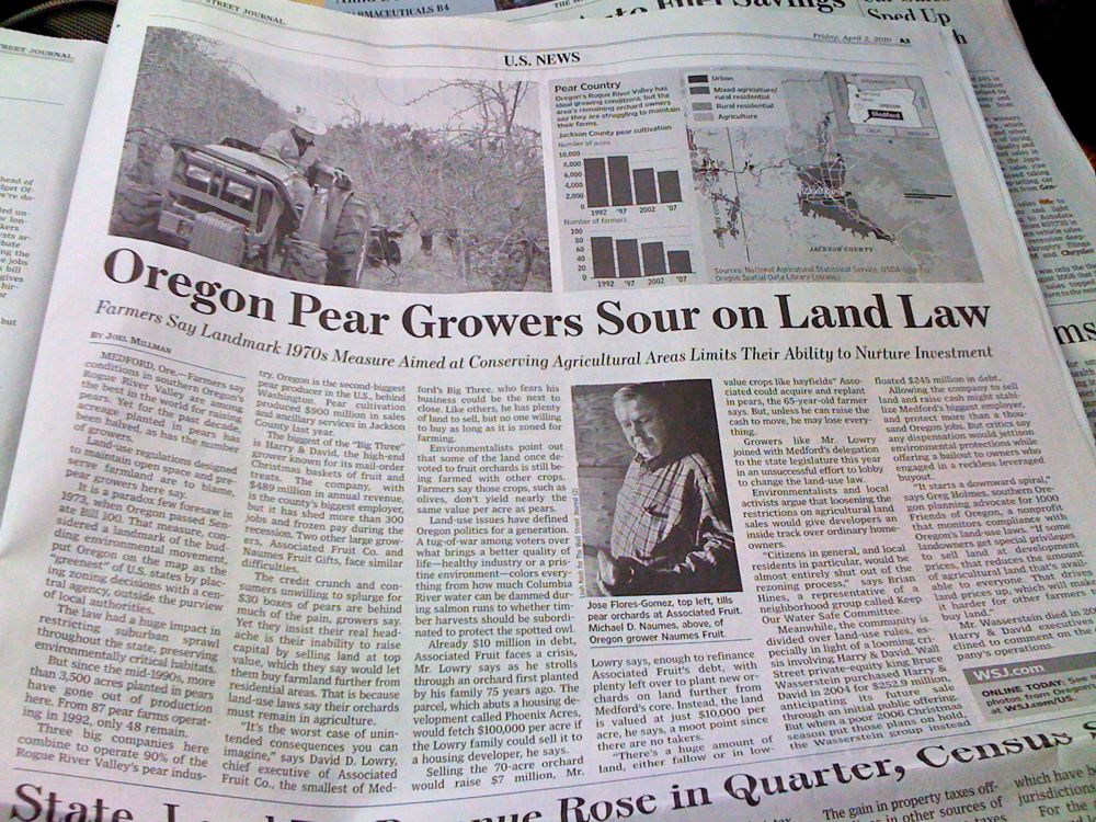 Wall Street Journal story photo