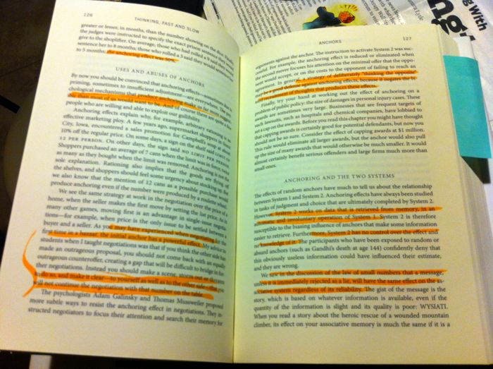 Highlighted book Highlighted book