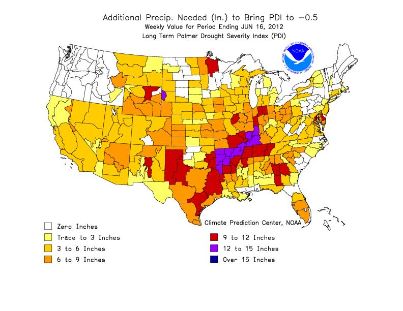 Drought Index map Drought Index map