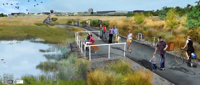 Minto Brown path design Minto Brown path design