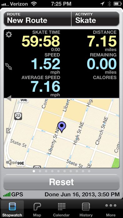 RunMeter screen shot RunMeter screen shot