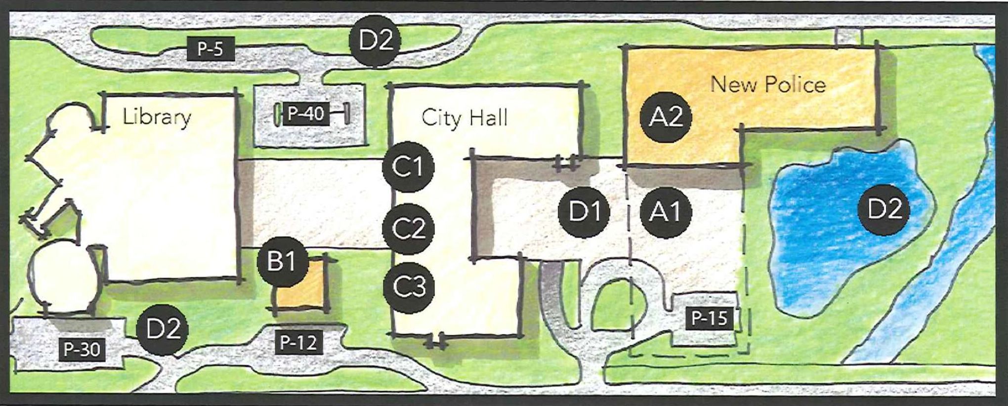Civic Center sketch Civic Center sketch