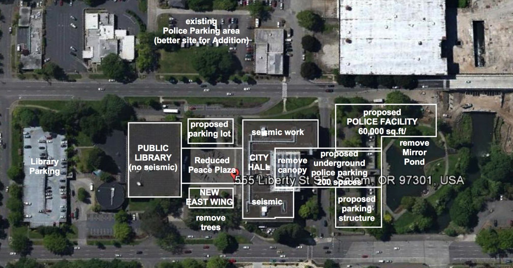 Civic Center overlay Civic Center overlay