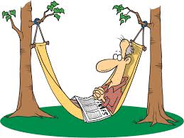 Retired in hammock Retired in hammock