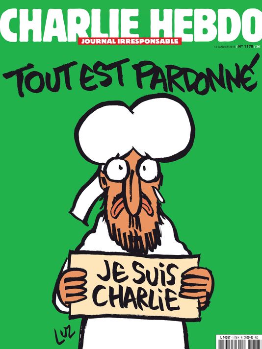 Charlie Hebdo cover Charlie Hebdo cover