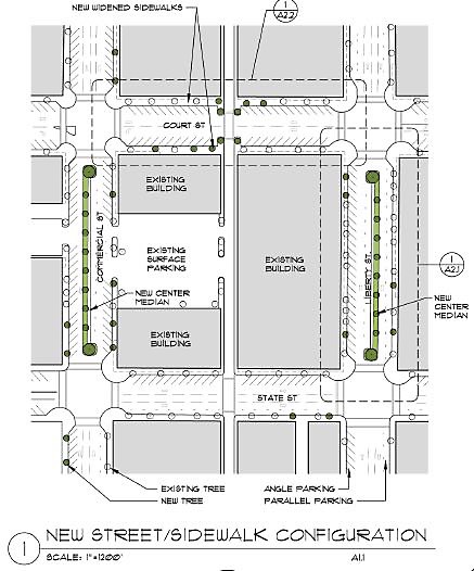 Liberty Street streetscape 2 Liberty Street streetscape 2