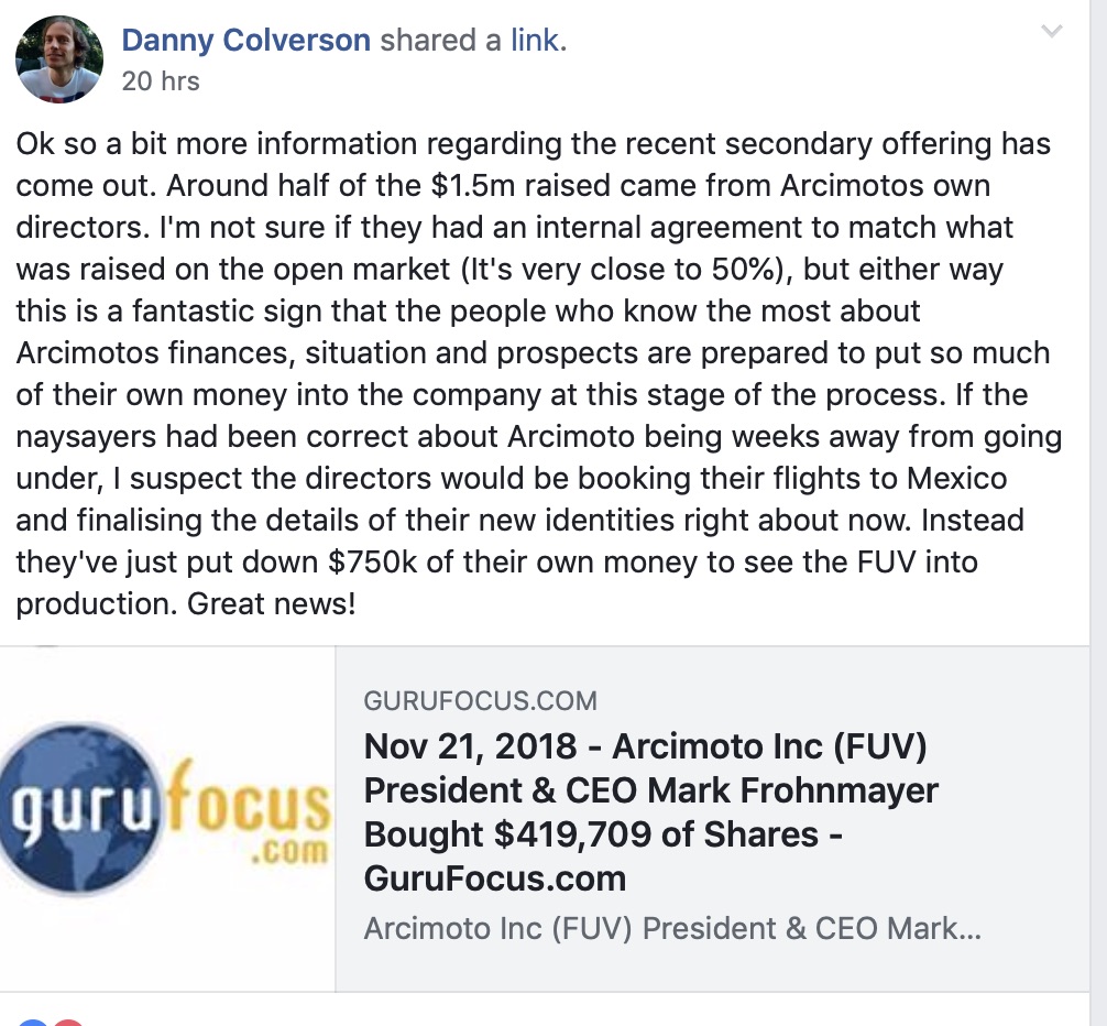 FUV Facebook post FUV Facebook post