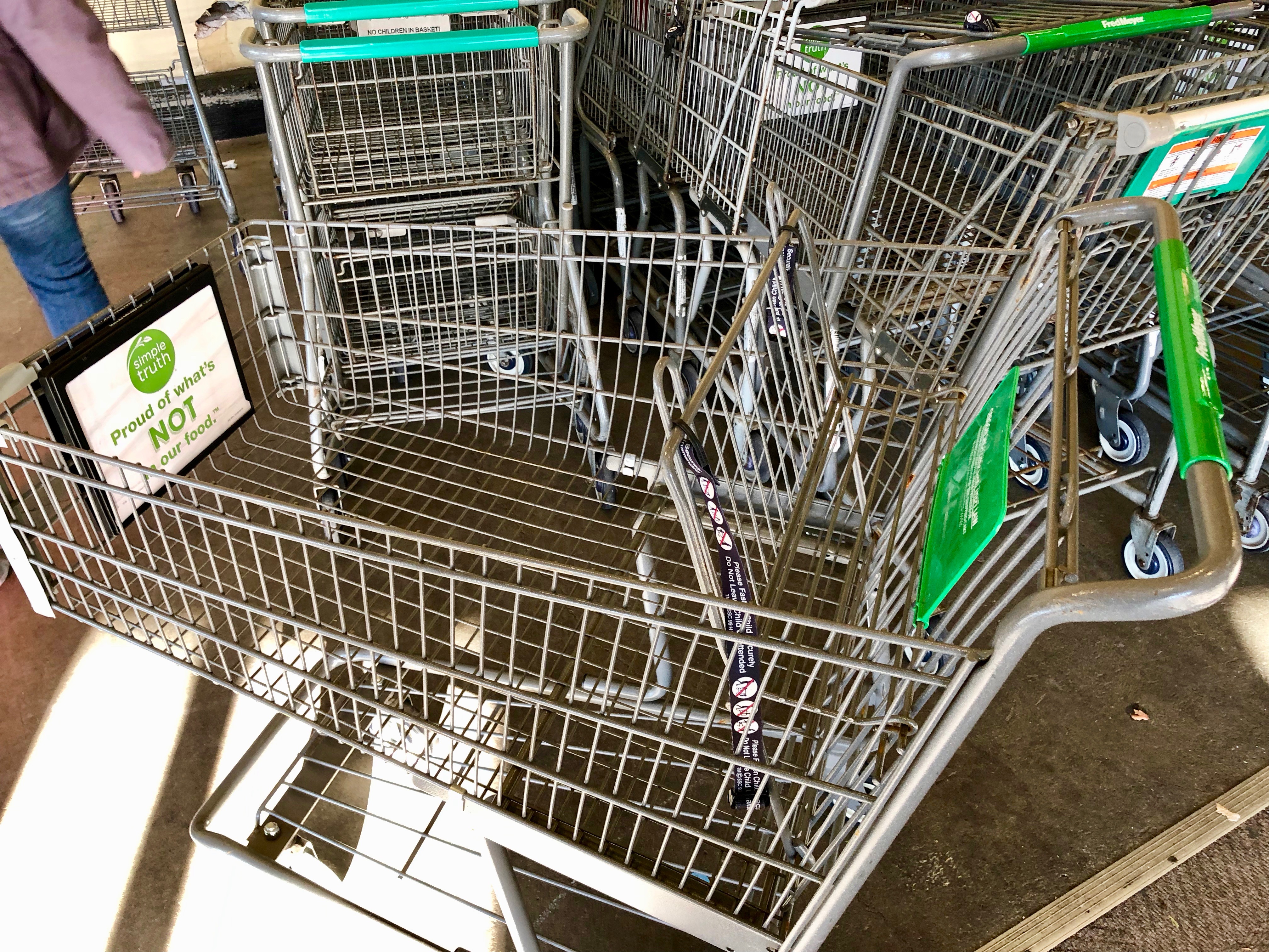 Fred Meyer shopping cart Fred Meyer shopping cart