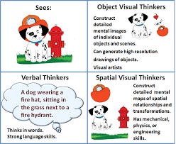 Verbal and visual thinkers Verbal and visual thinkers
