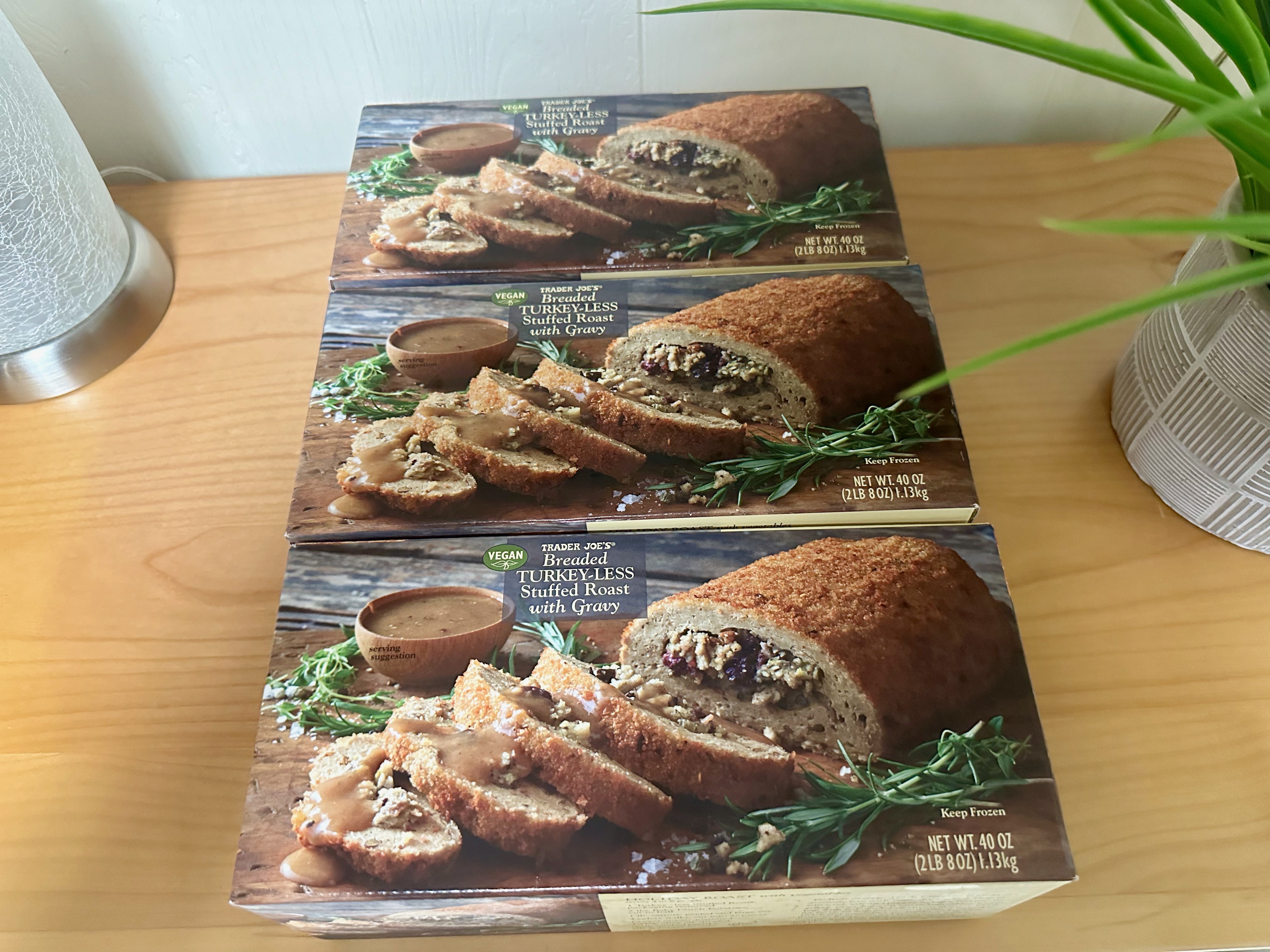 Trader Joe's Turkey-Less Roast three Trader Joe's Turkey-Less Roast three